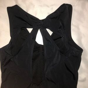 Black Leotard w/ Cutouts